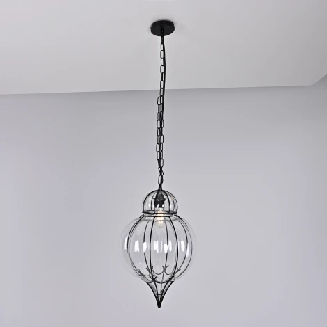 Подвесной светильник Cove Black D28 By ImperiumLoft Cove01 (220V, на проводе)