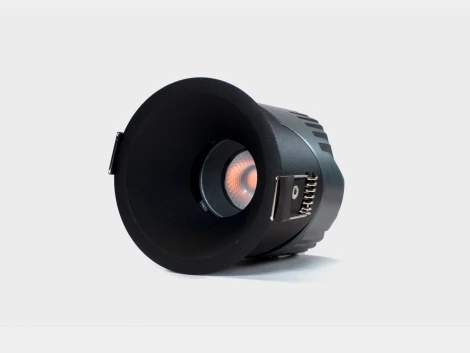 Светильник встраиваемый 12Вт 55° IP65 черный 3000К поворотный SWG RC RC-D84-12-BL-WW65