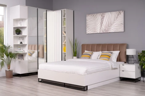 Шкаф угловой универсальный City белый R-Home арт.401055102h