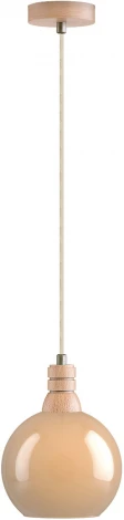 Подвесной светильник 33 ИДЕИ PND.120.01.03.018.BE-S.13.AM (220V, на проводе, шар)