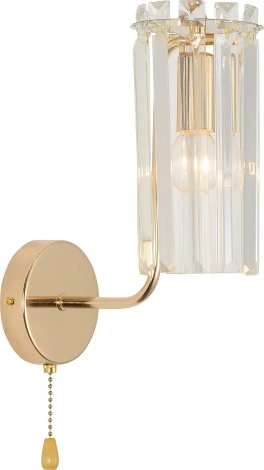 Бра светильник Rivoli Zoe 1064-401 настенный 1хЕ14 40 Вт хрусталь с выключателем