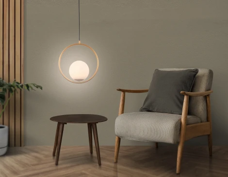 Подвесной светильник Ambrella Traditional TR2594 (220V, на проводе, шар, круг)