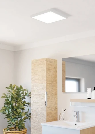 Настенно-потолочный светильник с регулировкой цветовой температуры Eglo Fueva 6 901337 13W(LED) 2700K, 4000K, 6500K пластик, белый, белый