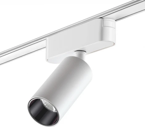 Трековый светильник Novotech Smal 359255 SHINO белый для низковольтного шинопровода IP20 LED 12W 48V 1080Лм 3000К (круглые)