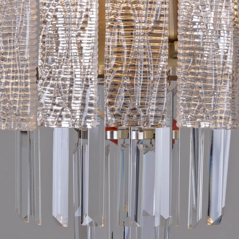 Подвесная люстра ILLUMICO IL3581-9ASQ-25 AB GENOA (220V, на цепи)