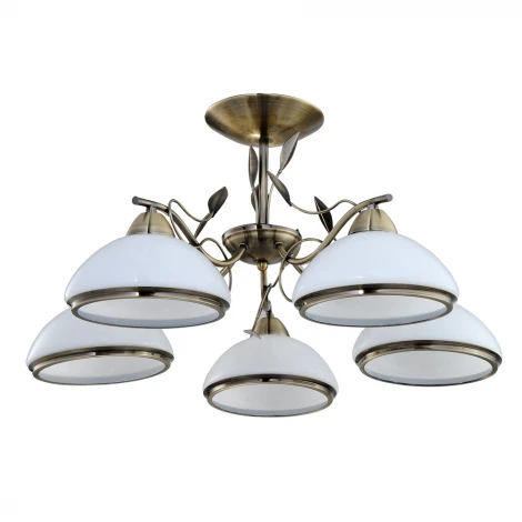 Потолочная люстра IDLamp 807 807/5PF-Oldbronze