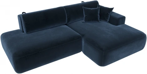 Диван угловой Лига-036 НПБ Модерн правый угол Лига Диванов (Велюр) арт.127776