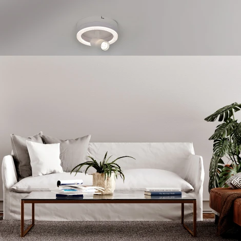 Настенно-потолочный светодиодный светильник Escada 20044LED 20044SMA/01LED WH 20Вт, металл/акрил, белый