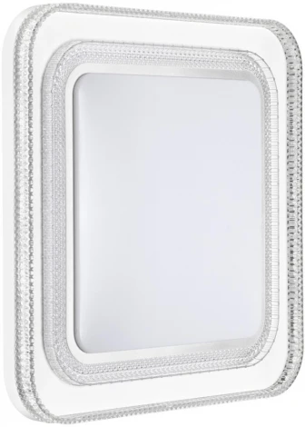 Настенно-потолочный светильник Sonex Suzy Silver 7685/EL пластик/серебристый LED 70Вт 3000-6000K 490х490 IP43 пульт ДУ (220V)