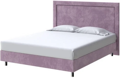 PROxSON Кровать London Boxspring Standart (Ткань: Велюр Лофти Слива) 200x200