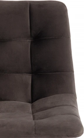 Стул барный CHILLY (mod.7095б) / 1 шт. в упаковке (Ткань,Металл /Темно-серый,Черный)