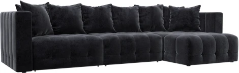 Диван угловой Лига-052 НПБ Лонг угол универсальный Лига Диванов (Велюр) арт.128822