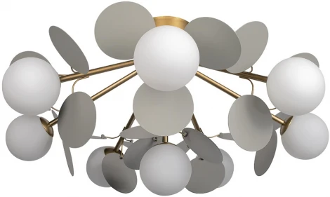 Потолочная люстра Loft It Matisse 10008/8C Grey (220V, шарики)