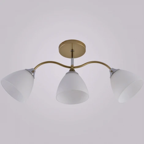 Потолочная люстра на штанге Reluce 01643-0.3-03 GOLD+CR (220V)