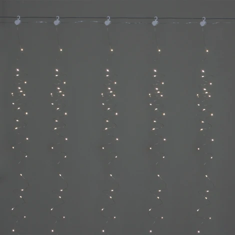 Гирлянда светодиодная занавес Роса 3х2м 200LED с контроллером и пультом Sneha A-973 WW c