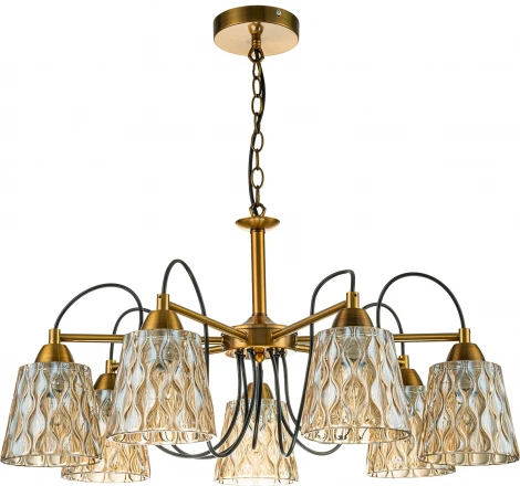 Подвесная люстра Escada Dream 1125/7PL E27*40W Brass