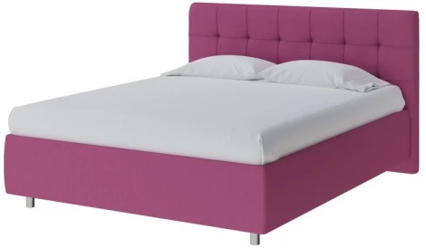 PROxSON Кровать Nety без основания (Ткань: Рогожка Savana Berry (фиолетовый)) 80x200