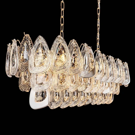 Подвесная люстра хрустальная Modelux ML.6775.1125 GD