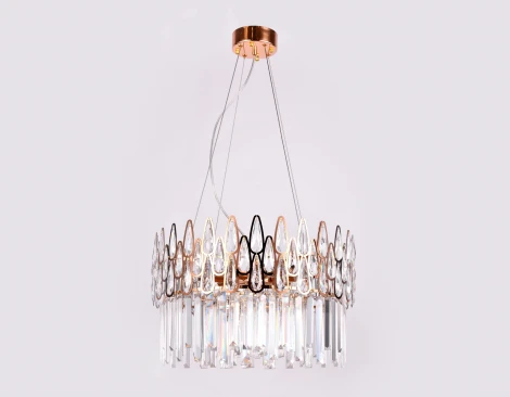 Подвесная люстра Ambrella TRADITIONAL TR5263 (220V, хрусталь, на тросе, круглые)