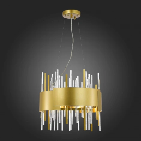 Подвесная люстра Olvera SL1633.203.08 ST Luce (220V, на тросе, круглые)
