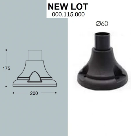 Наземный фонарь Fumagalli Beppe P50.115.000.LXH27 (220V, IP65)