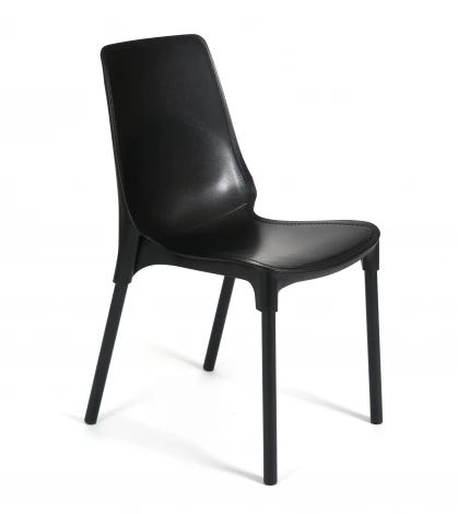 Стул GENIUS (mod 75) / 2 шт. в упаковке Tetchair (Металл,Пластик/Черный) арт.24498