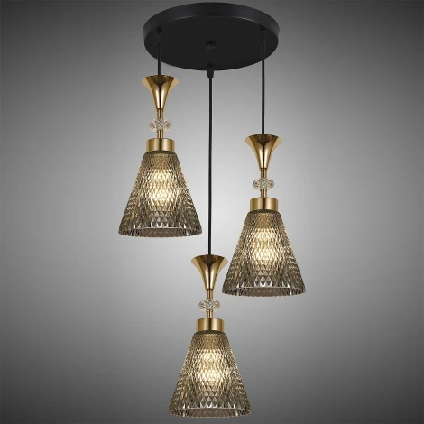 Подвесной светильник Reluce 02005-0.9-03 SMOKE (220V, на проводе)