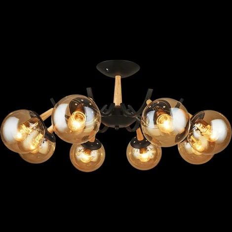 Потолочная люстра на штанге Reluce 04512-0.3-08 (220V, шар)