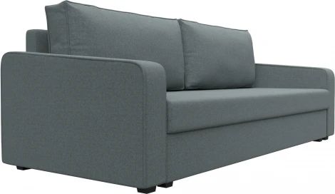 Диван прямой Лига-009 (Серый/Рогожка) Лига Диванов арт.124153