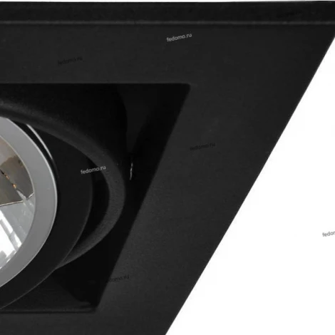 Встраиваемый точечный светильник Arte Lamp Cardani Grande A5935PL-1BK (220V)