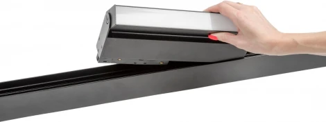 Трековый светильник магнитный 48V 12W ULB-M80-12W/4000K/35 BLACK (LED)