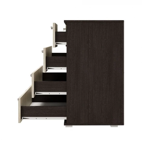 Комод БТС высокий Стандарт 5 NEW, венге/лоредо