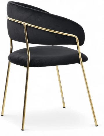 Стул Whispered Fusion Hesby Велюр/Черный арт.HSBI_DC72_black