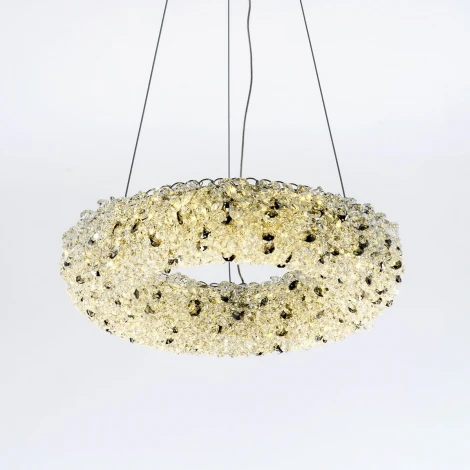 Подвесной светильник светодиодный хрустальный с регулировкой цветовой температуры Modelux MODESTYLE MS.6000.400 CR