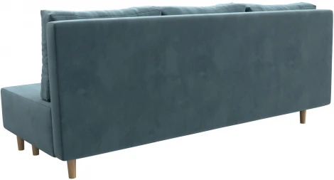 Диван прямой Лига-033 (Бирюзовый/Велюр) Лига Диванов арт.121089