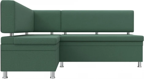 Диван кухонный угловой Стайл левый угол (Зеленый/Рогожка) Лига Диванов арт.123235L