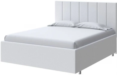 PROxSON Кровать Modern Large (Ткань: Велюр Teddy Снежный) 140x200