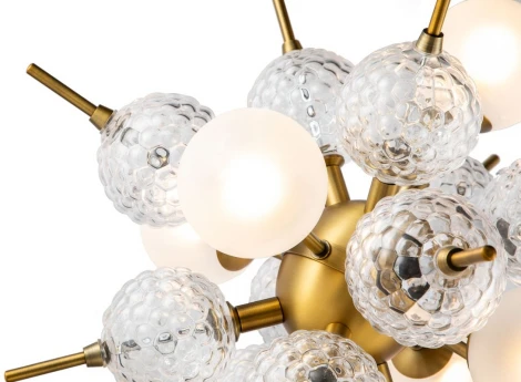 Интерьерная настольная лампа iLamp Rockfeller 100T-5 MBR (220V, шарики)