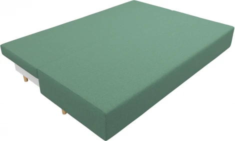 Диван прямой Лига-033 (Зеленый/Рогожка) Лига Диванов арт.124196