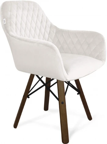 Стул SHT-ST38/S70 зефирный/темный орех/черный муар Sheffilton 7652686603