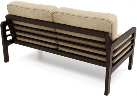 Диван Arsko прямой Бергер Б венге рогожка бежевая