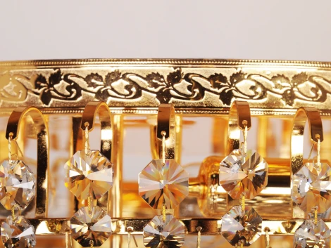 Потолочная люстра 702PL1-GO (220V, круглые)