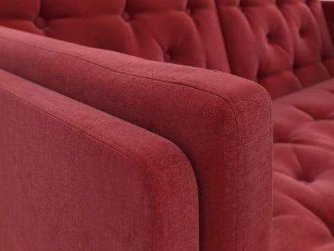 Диван Arsko Айверс М венге красный шенилл