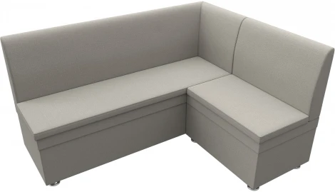Диван кухонный угловой Уют правый угол (Бежевый/Рогожка) Лига Диванов арт.124130