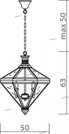 Подвесной светильник Divinare Cono 7400/02 SP-4