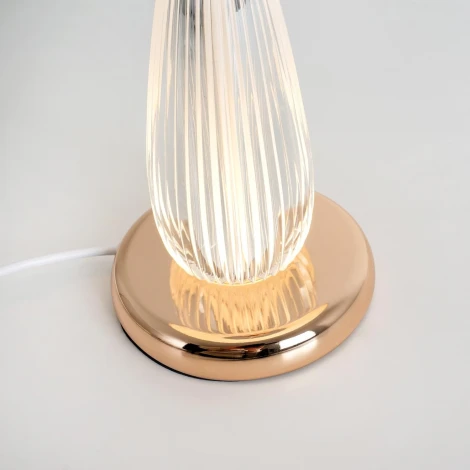 Интерьерная настольная лампа с регулировкой цветовой температуры и RGB LED4U L6168 GD