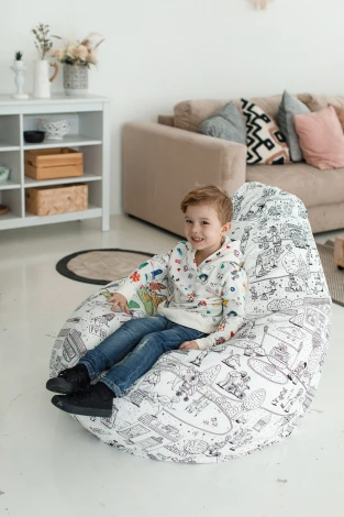 Кресло мешок Dreambag Груша Раскраска (3XL, Классический) 5009641