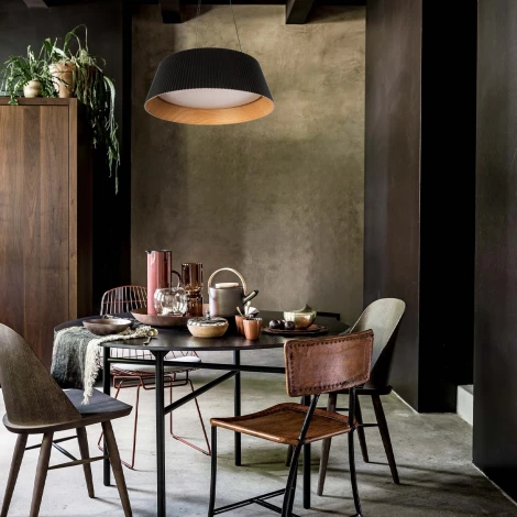 Подвесной светильник Loft It Evans 10224P Black (LED, 220V, на тросе, круглые)