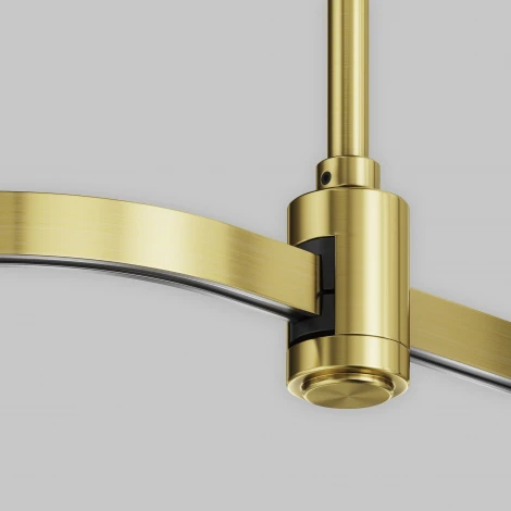 Радиусный коннектор для шинопровода Flarity латунь Maytoni Accessories For Tracks Flarity TRX154-RC80-BS (24V)