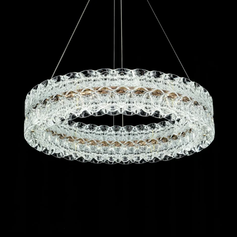 Подвесная люстра светодиодная с пультом с регулировкой цветовой температуры Modelux ML.8185.600 GD